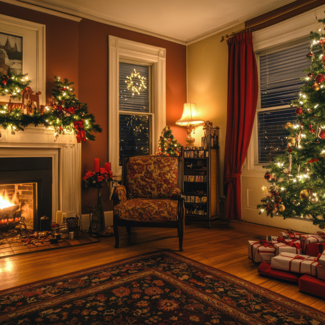 Living Room Christmas Decor
